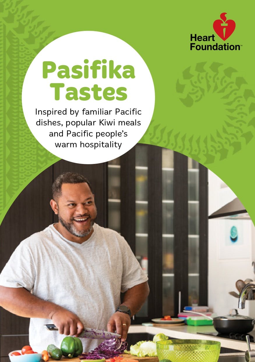 Pasifika Tastes Cookbook Cover Heart Foundation Recipes