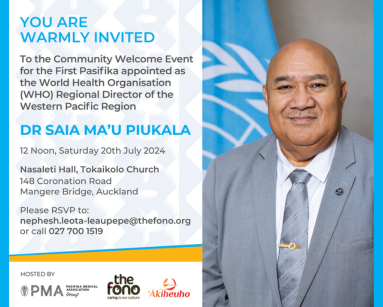 Community Welcome for the World Health Organisation's Regional Director - Western Pacific Region